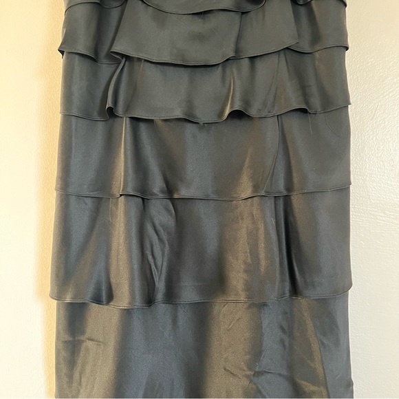 [Kay Unger] Black Cocktail Silk Dress - Picture 9 of 14